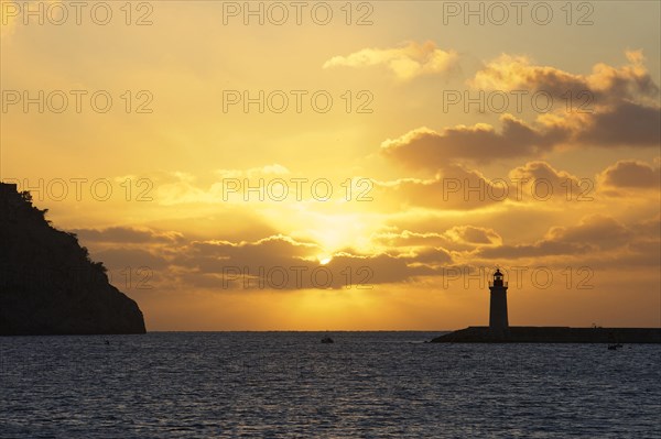 Lighthouse at sunset