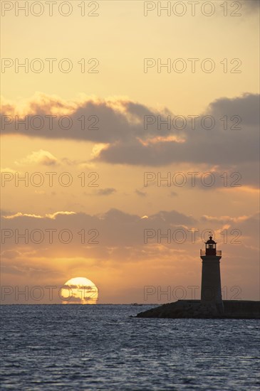 Lighthouse at sunset