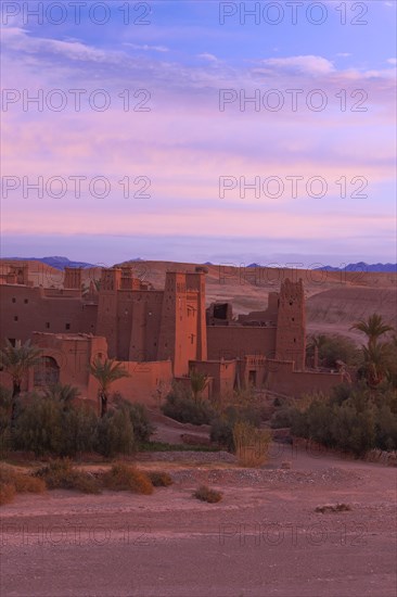 Kasbah Ait Benhaddou at dawn