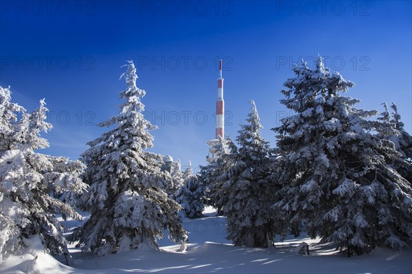 Radio tower transmission mast