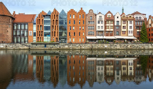 Half-timbered houses in the old town of Gdansk