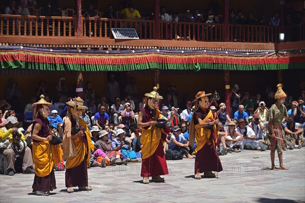 Mask dancers