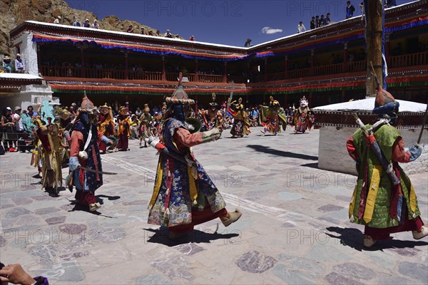 Mask dancers