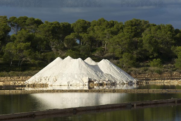 Salt heap in Colonia Sant Jordi