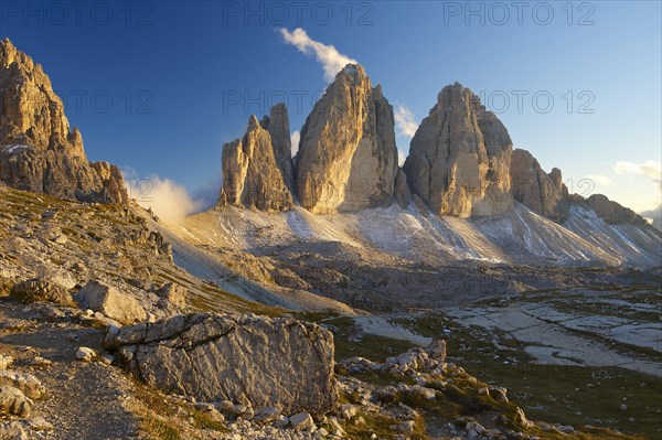 North faces of the Three Peaks