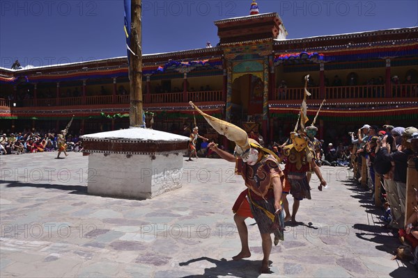 Mask dancers