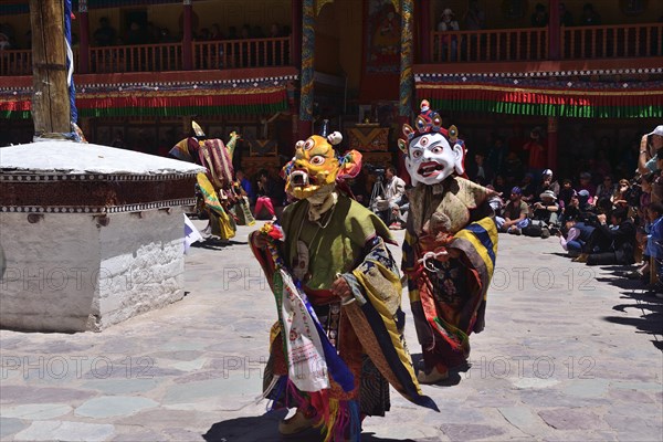 Mask dancers