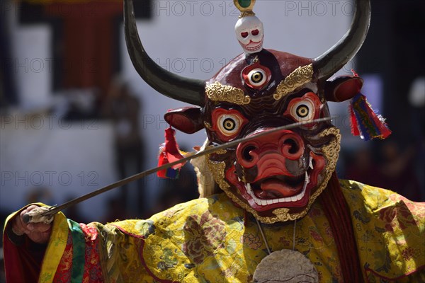 Mask dancers