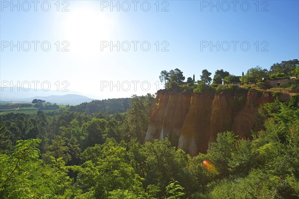 Roussillon ochre rocks