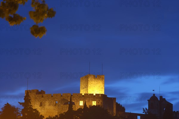 Templar Castle of Christ at dusk