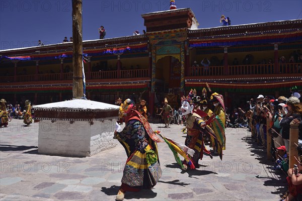 Mask dancers