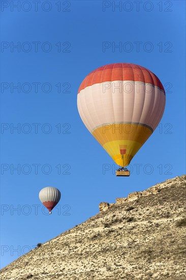 Hot Air Balloon Flying over Cappadocia