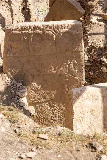 Gobekli Tepe Potbelly Hill is an archaeological site in the Southeast Anatolia region of Sanliurfa