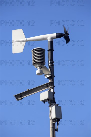 Rotary vane anemometer