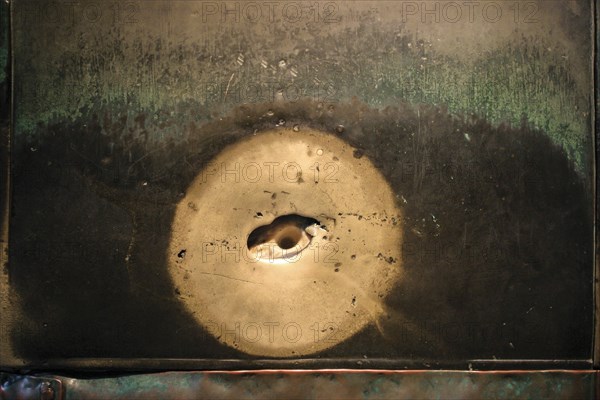 Wish stone in the Haghia Sophia