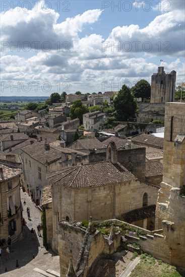 View of the old town with the Chateau du Roi