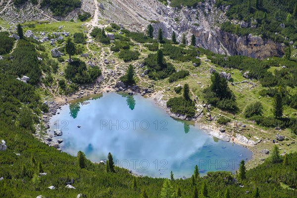 View of Lago di Lagazuoi