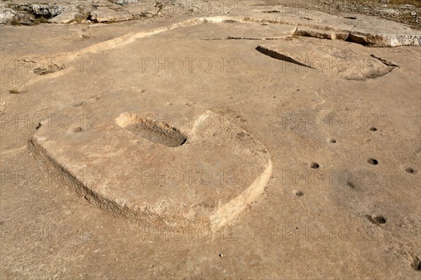 Gobekli Tepe Potbelly Hill is an archaeological site in the Southeast Anatolia region of Sanliurfa