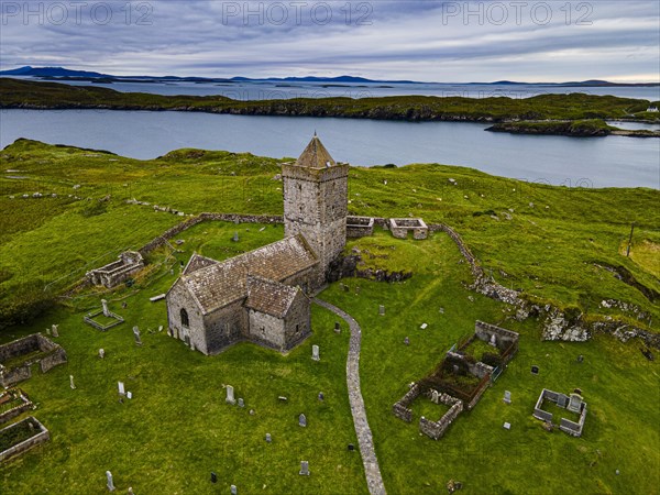 Aerial of St Clements Church