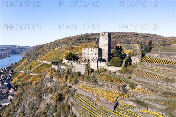 Gutenfels Castle in Kaub am Rhein