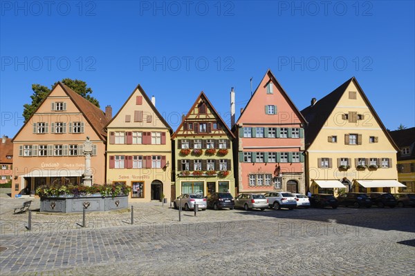 Gabled houses on Altrathausplatz in the historic old town