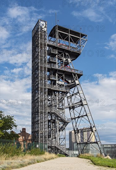 Observation mine shaft tower