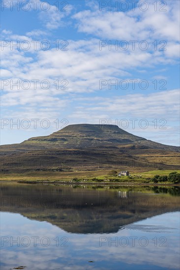 Water reflections on lake Dunvegan