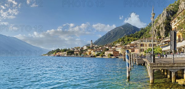 Idyllic fishing village on the western shore of Lake Garda