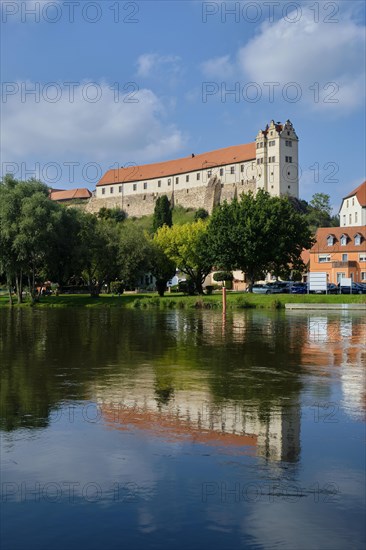 Wettin Castle on the Saale