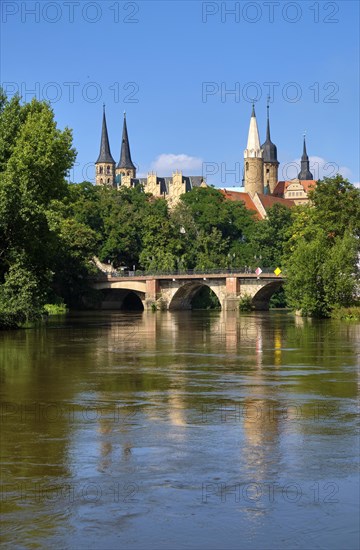 View of Merseburg Cathedral and Merseburg Castle