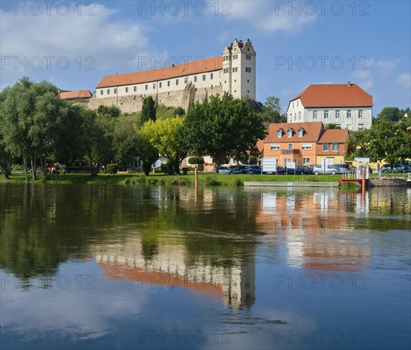 Wettin Castle on the Saale