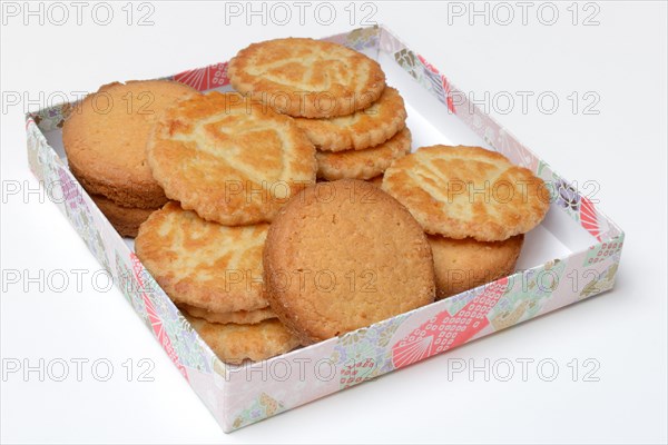 Traditional French sweet galettes