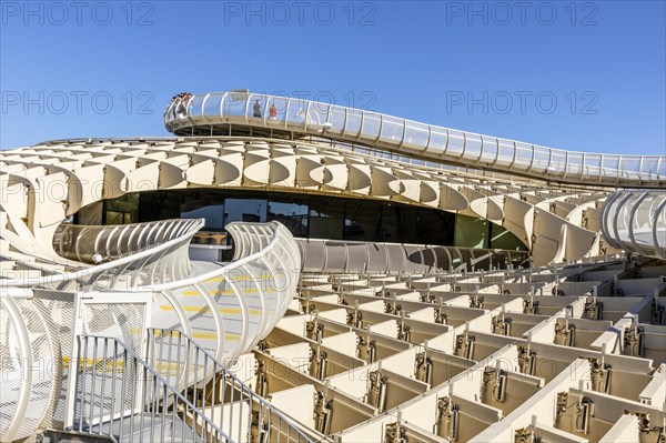 Architectural detail of Setas de Sevilla