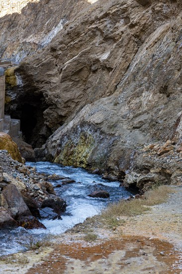 Hot springs in the Pai Mori gorge