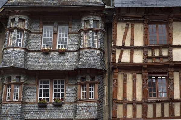 Half-timbered houses