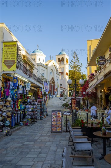 Old town with Agia Paraskevi church