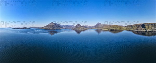 Aerial of the Black Cuillin ridge