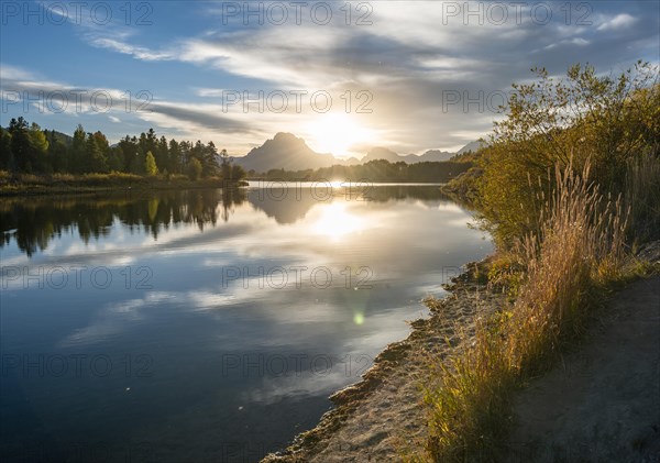 Sunset at the Snake River