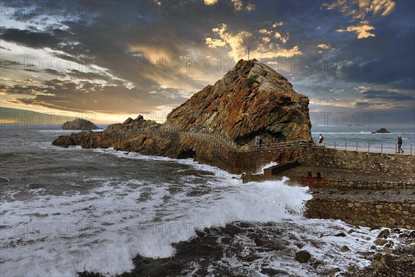 Rocks on the Atlantic coast