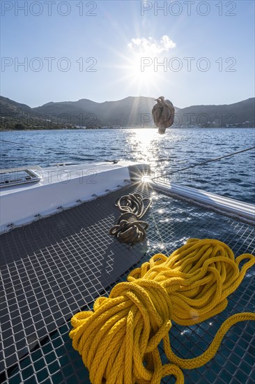 Young man does a somersault