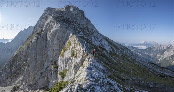 Hikers on a Grade