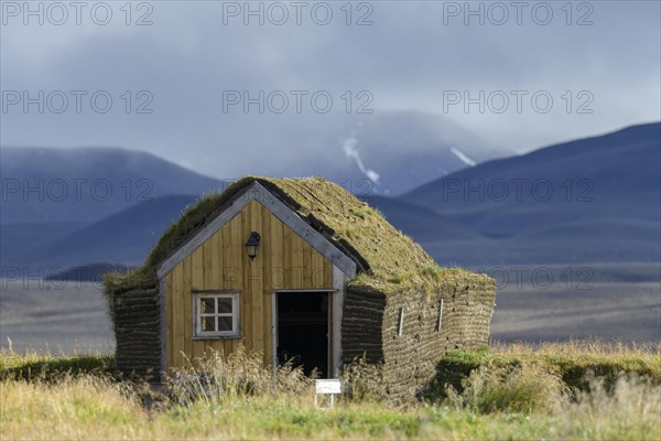 Small sod house