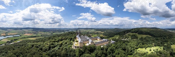 Aerial view of Banz Monastery