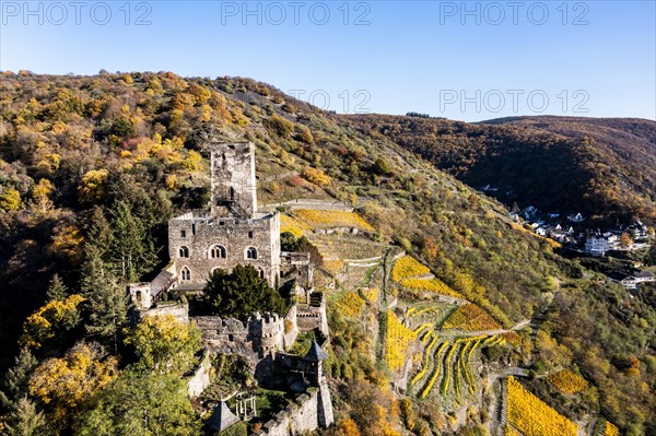 Gutenfels Castle in Kaub am Rhein