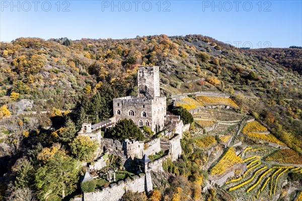 Gutenfels Castle in Kaub am Rhein