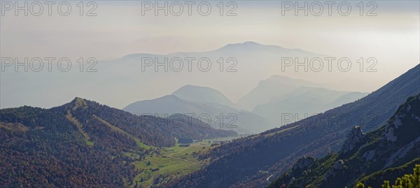 Adige valley in the morning light