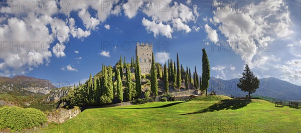 Medieval castle ruins Castello di Arco