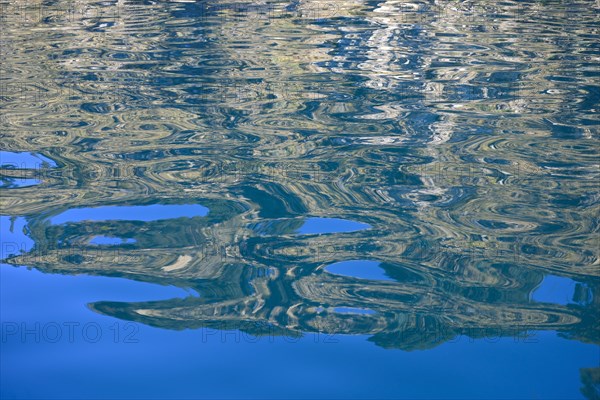 Reflection on the water surface