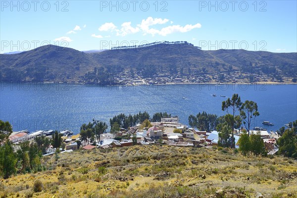 View of the street of Tiquina