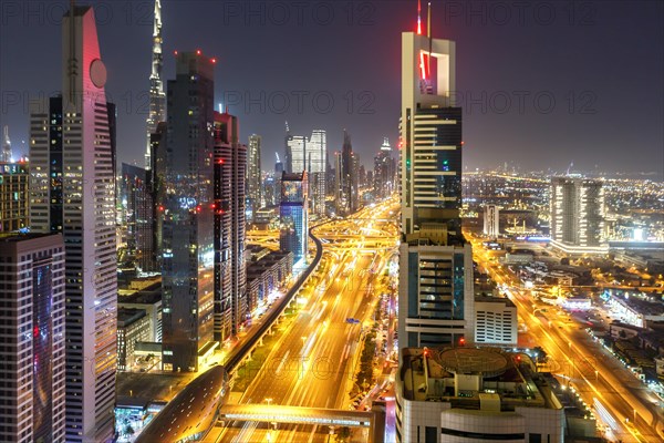 Dubai Sheikh Zayed Road Burj Khalifa Kalifa Skyscraper Skyline Architecture in Dubai